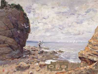 吕洪仁 壶口 80×61cm
